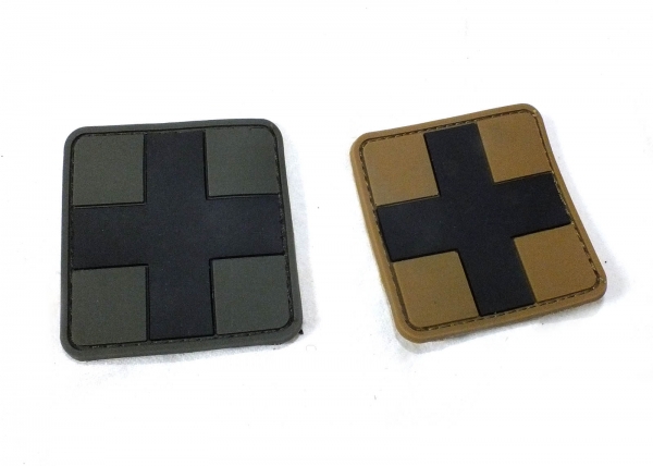 Red Cross 3D Patch Oliv / Tarn